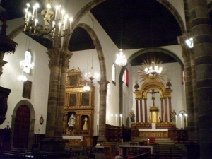 Interior de la Iglesia Matriz de Santa Ana